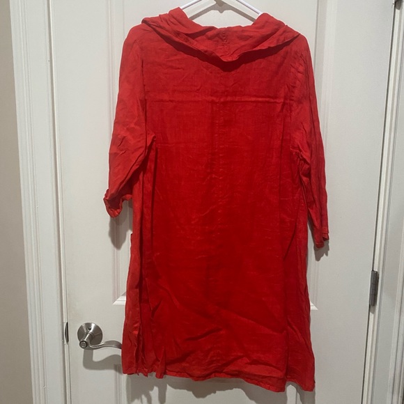 Spectacular 100% Linen Dress - Picture 3 of 4